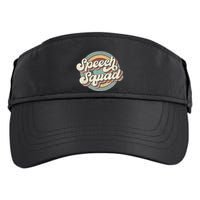 Speech Squad Speech Therapy Crew Hello Back To School Team Adult Drive Performance Visor