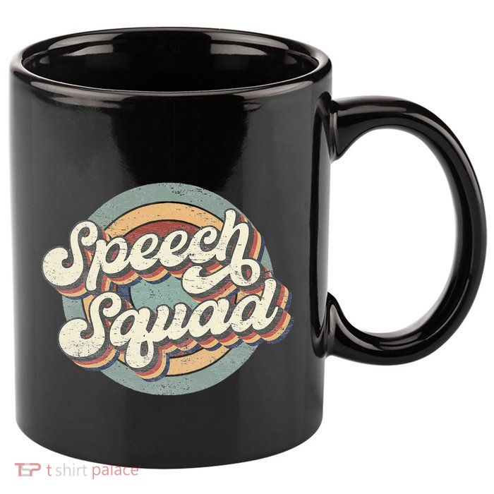 Speech Squad Speech Therapy Crew Hello Back To School Team 11oz C Handle Ceramic Mug