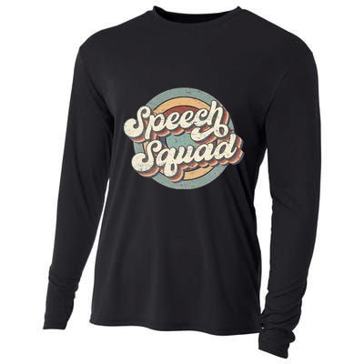 Speech Squad Speech Therapy Crew Hello Back To School Team Cooling Performance Long Sleeve Crew