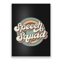 Speech Squad Speech Therapy Crew Hello Back To School Team Poster