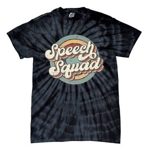 Speech Squad Speech Therapy Crew Hello Back To School Team Tie-Dye T-Shirt