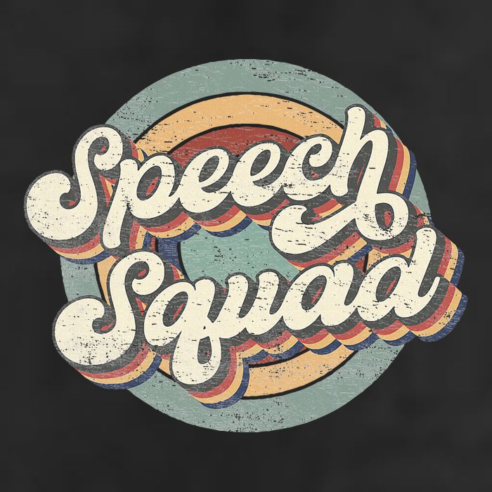 Speech Squad Speech Therapy Crew Hello Back To School Team Golf Towel