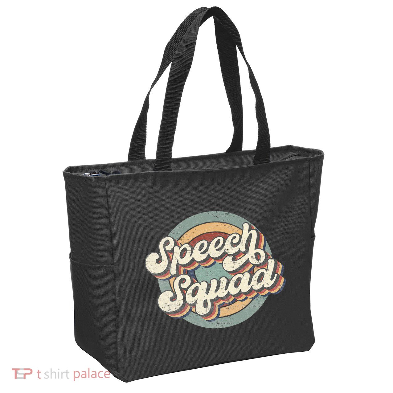 Speech Squad Speech Therapy Crew Hello Back To School Team Zip Tote Bag