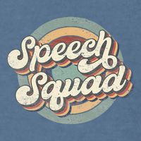 Speech Squad Speech Therapy Crew Hello Back To School Team Garment-Dyed Sweatshirt
