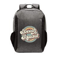 Speech Squad Speech Therapy Crew Hello Back To School Team Vector Backpack