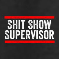 Shit Show Supervisor Sarcastic Distressed 15oz Campfire Ceramic Mug