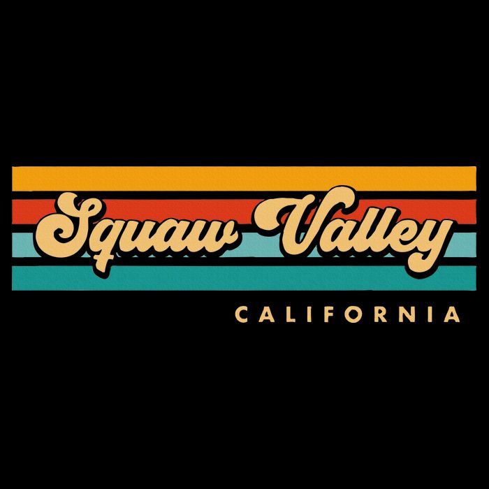 Sunset Stripes Squaw Valley California City Backpack