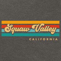 Sunset Stripes Squaw Valley California Cotton Canvas Backpack