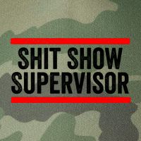 Shit Show Supervisor Sarcastic Distressed Legacy Tie Dye Trucker Hat