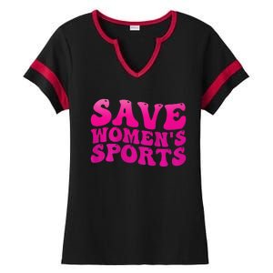 Save 's Sports Act Protect Wo Sports Support Groovy Ladies Halftime Notch Neck Tee