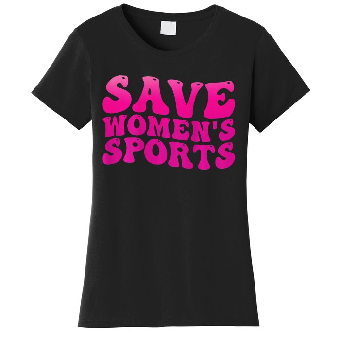 Save 's Sports Act Protect Wo Sports Support Groovy Women's T-Shirt