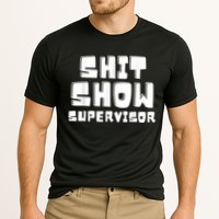Shit Show Supervisor Funny Boss Manager Cooling Performance Crew T-Shirt