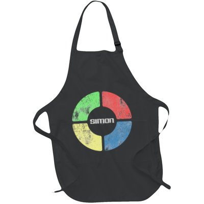 Simon Simple Simon Distressed Full-Length Apron With Pockets