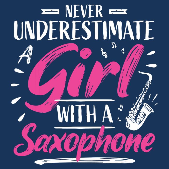 Saxophonist Saxist Sax Never Underestimate A Girl Saxophone Cool Comfort Performance Bucket Hat