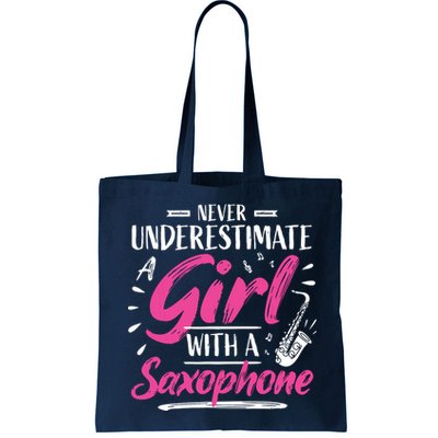 Saxophonist Saxist Sax Never Underestimate A Girl Saxophone Bag