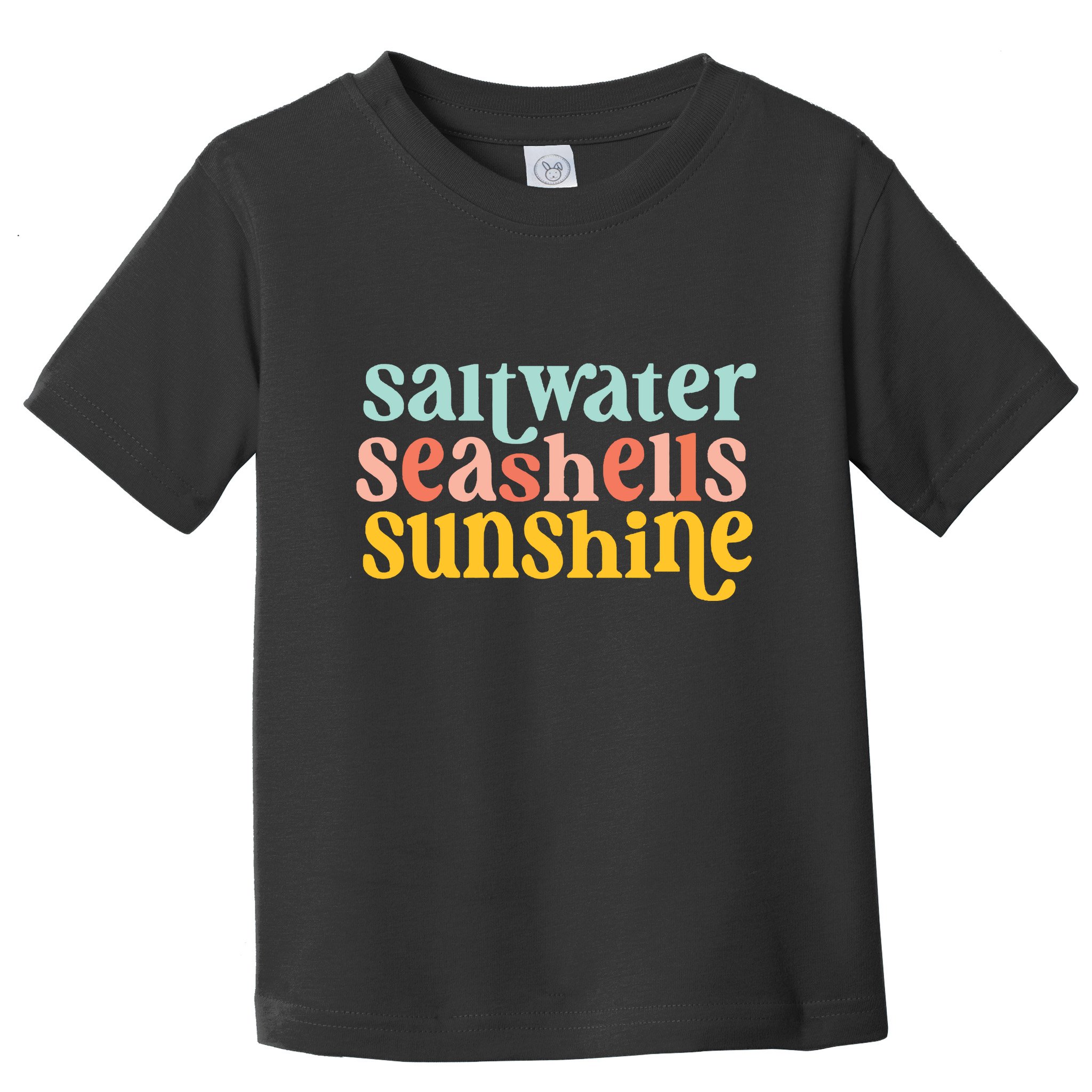 Saltwater Seashells Sunshine Summer Toddler T-Shirt