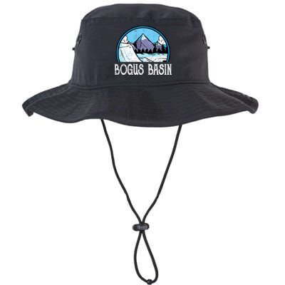 Skier Skiing Slopes Idaho Winter Mountains Bogus Basin Premium Bucket Hat