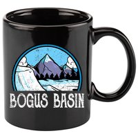 Skier Skiing Slopes Idaho Winter Mountains Bogus Basin Premium 11oz C Handle Ceramic Mug
