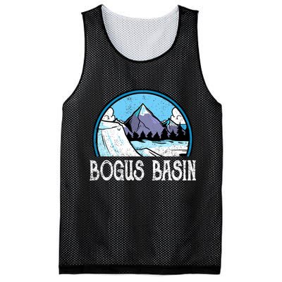 Skier Skiing Slopes Idaho Winter Mountains Bogus Basin Premium Mesh Reversible Basketball Jersey Tank