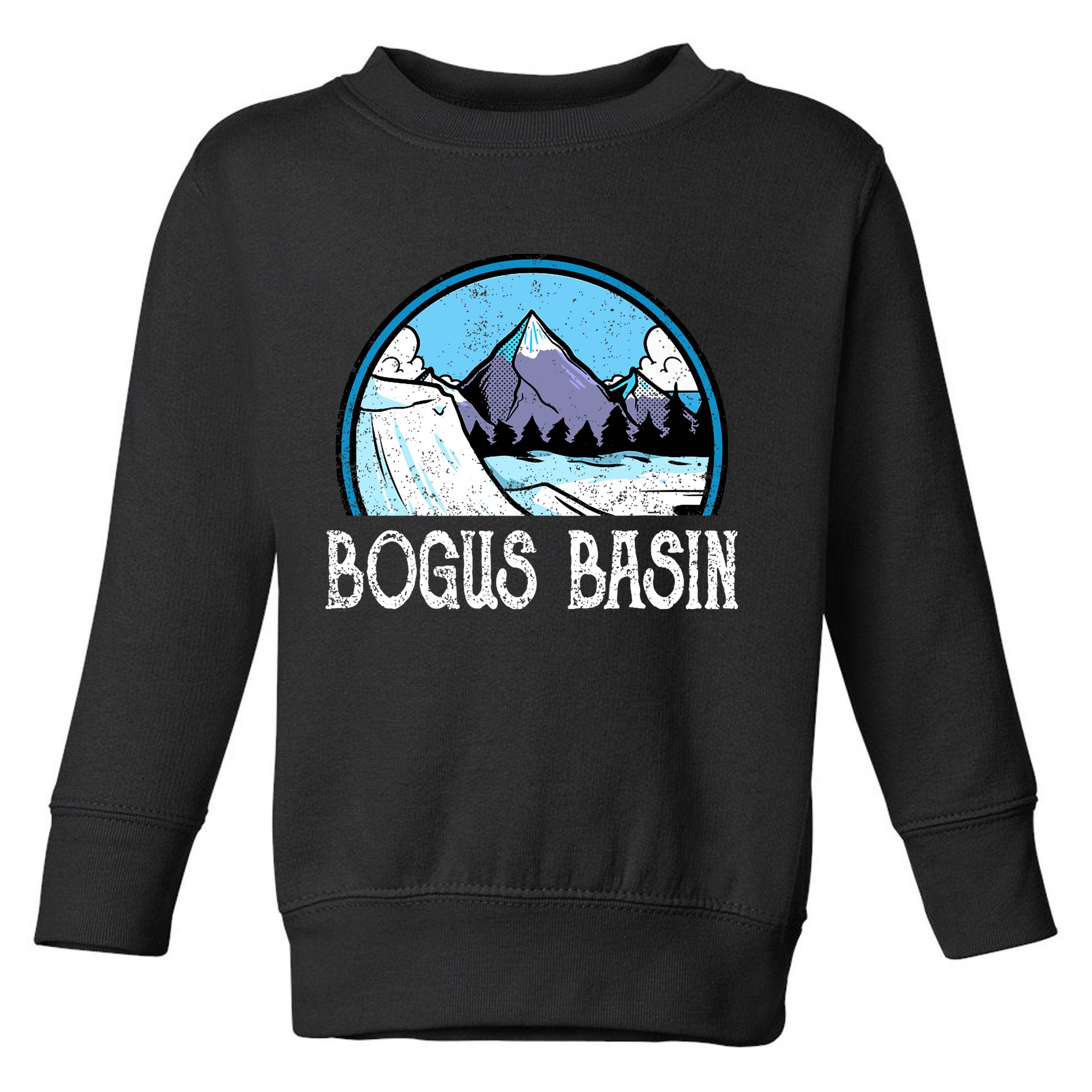 Skier Skiing Slopes Idaho Winter Mountains Bogus Basin Premium Toddler Sweatshirt