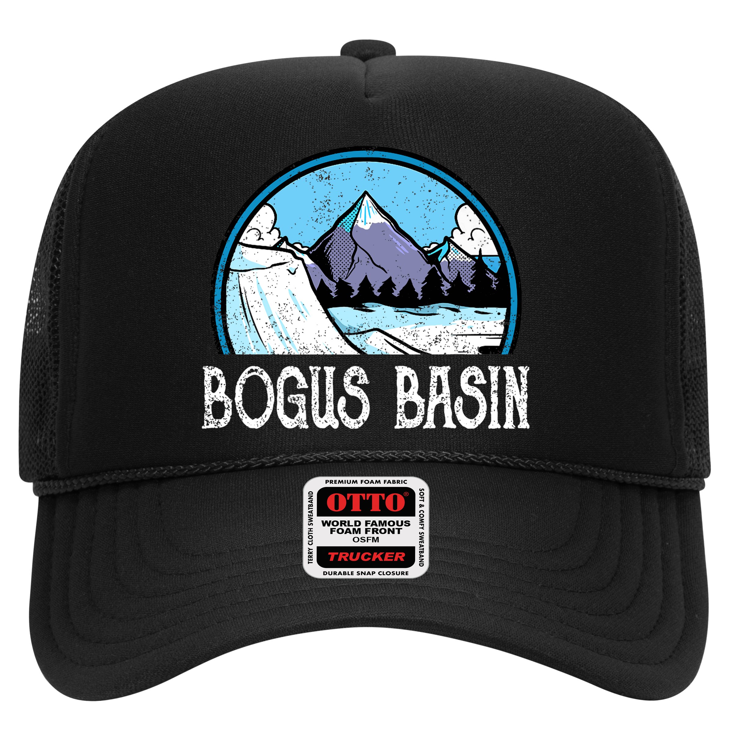 Skier Skiing Slopes Idaho Winter Mountains Bogus Basin Premium Hat