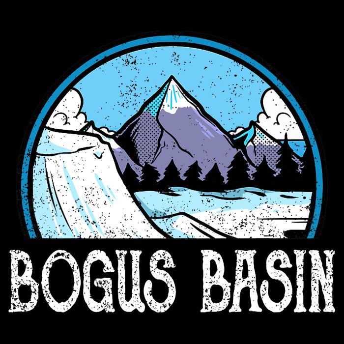 Skier Skiing Slopes Idaho Winter Mountains Bogus Basin Premium Zip Tote Bag