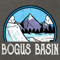 Skier Skiing Slopes Idaho Winter Mountains Bogus Basin Premium Cotton Canvas Backpack
