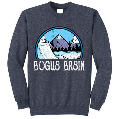 Skier Skiing Slopes Idaho Winter Mountains Bogus Basin Premium Sweatshirt