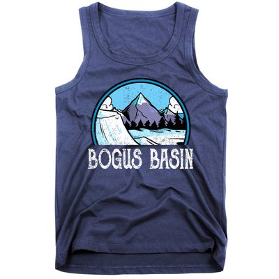 Skier Skiing Slopes Idaho Winter Mountains Bogus Basin Premium Tank Top