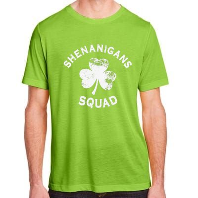 Shenanigans Squad St Patricks Day Funny saint irish shamrocks Adult ChromaSoft Performance T-Shirt