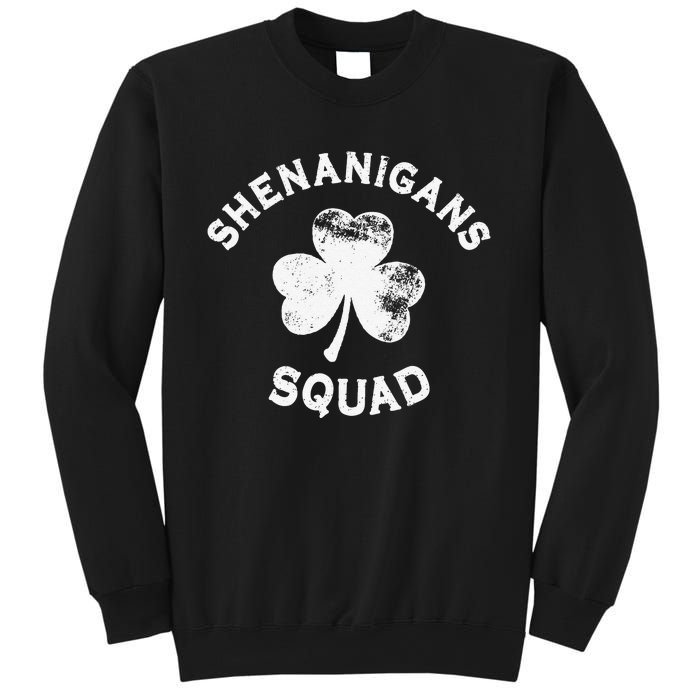 Shenanigans Squad St Patricks Day Funny saint irish shamrocks Sweatshirt