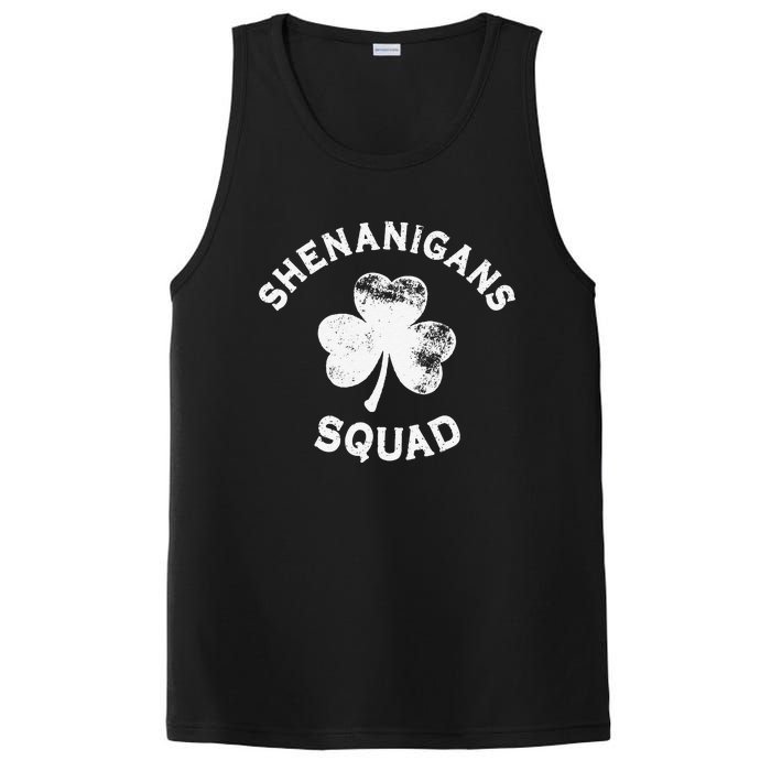 Shenanigans Squad St Patricks Day Funny saint irish shamrocks PosiCharge Competitor Tank