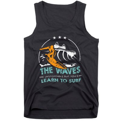 Surfboard Surf Surfer Surfboarder Funny Surfing Quote Tank Top