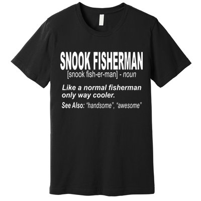 Snook Slayer Sty Salty Snook Fishing Lovers Premium T-Shirt