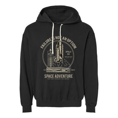 Space Shuttle Ship Launch Garment-Dyed Fleece Hoodie