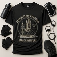 Space Shuttle Ship Launch Cooling Performance Crew T-Shirt
