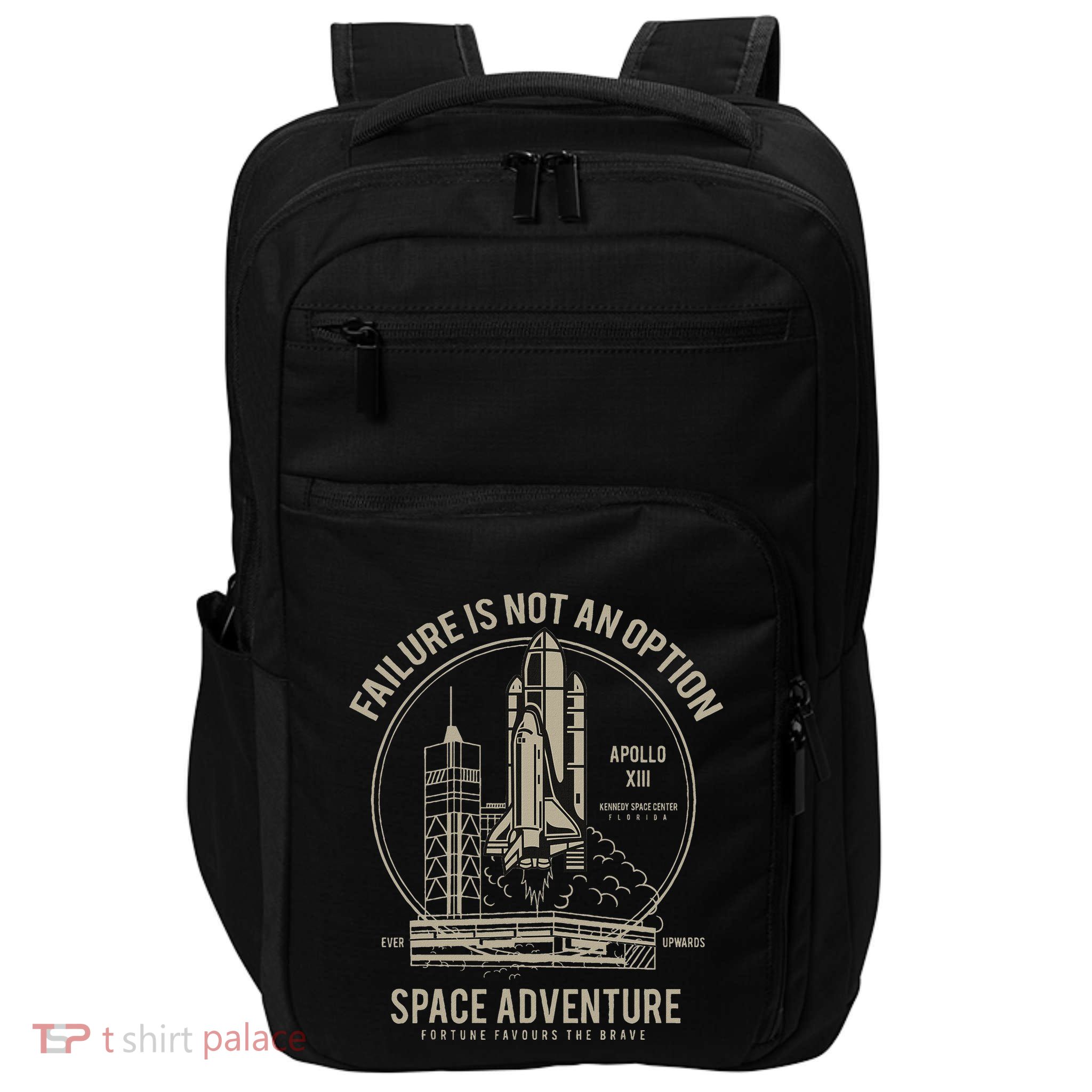 Space Shuttle Ship Launch Impact Tech Backpack