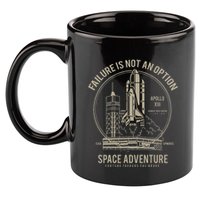 Space Shuttle Ship Launch 11oz C Handle Ceramic Mug