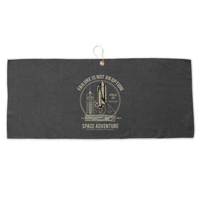 Space Shuttle Ship Launch Large Microfiber Waffle Golf Towel