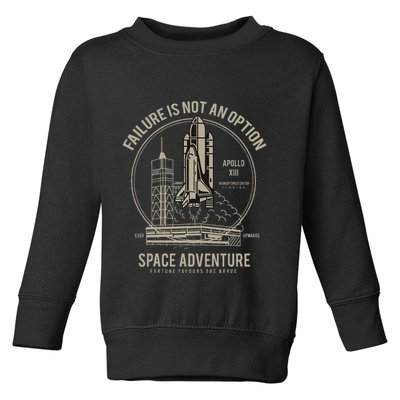 Space Shuttle Ship Launch Toddler Sweatshirt