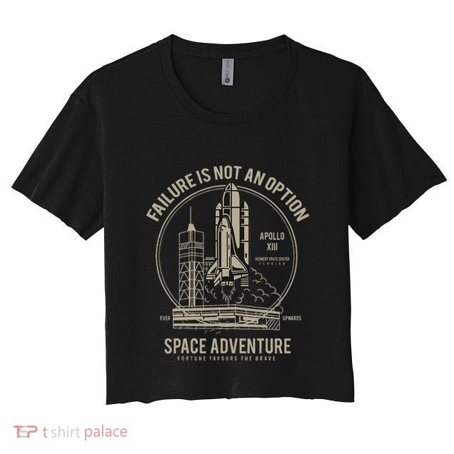 Space Shuttle Ship Launch Crop Top