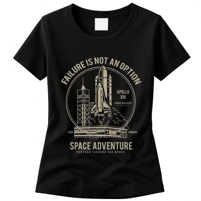 Space Shuttle Ship Launch Womens T-Shirt
