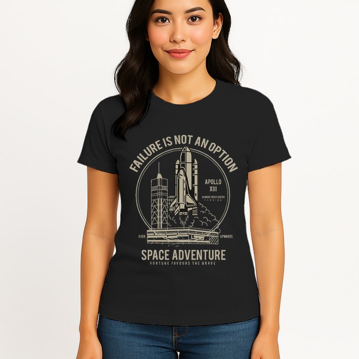 Space Shuttle Ship Launch Womens T-Shirt