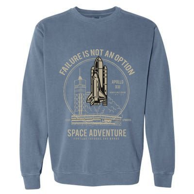 Space Shuttle Ship Launch Garment-Dyed Sweatshirt