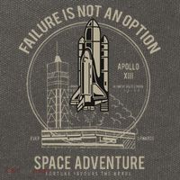 Space Shuttle Ship Launch Cotton Canvas Backpack