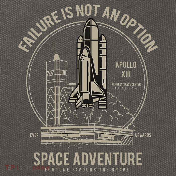 Space Shuttle Ship Launch Cotton Canvas Backpack