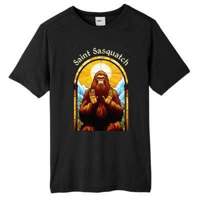 Saint Sasquatch Stained Glass Window – Squatch Tall Fusion ChromaSoft Performance T-Shirt