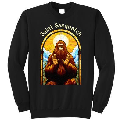 Saint Sasquatch Stained Glass Window – Squatch Tall Sweatshirt