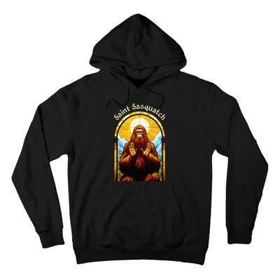 Saint Sasquatch Stained Glass Window – Squatch Tall Hoodie