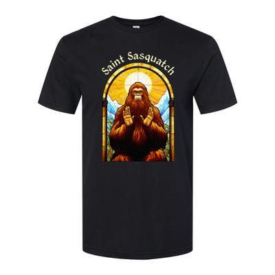 Saint Sasquatch Stained Glass Window – Squatch Softstyle® CVC T-Shirt